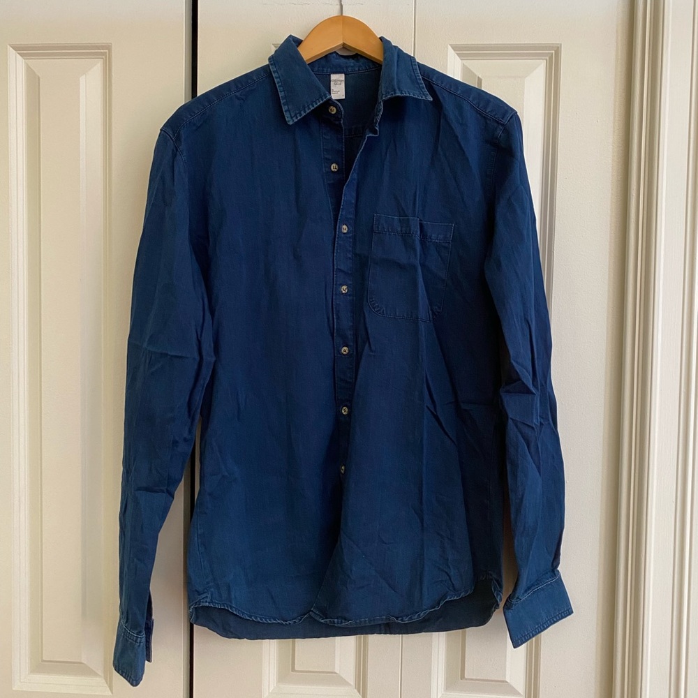 American Apparel Denim Button Up